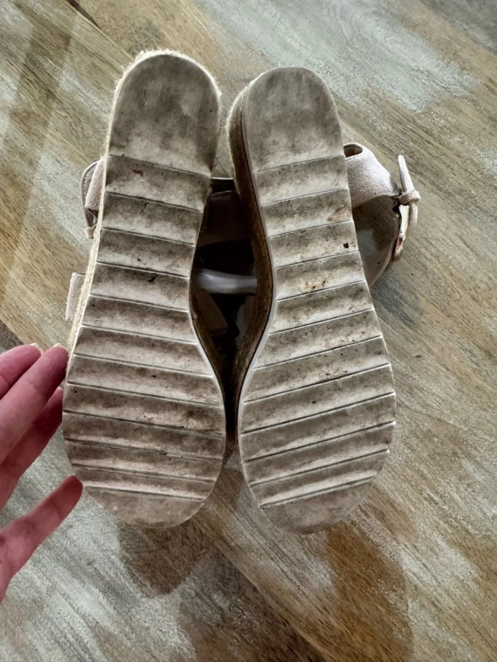 Marc Fisher Blush Platform Espadrille Sandals - Picture 5 of 5